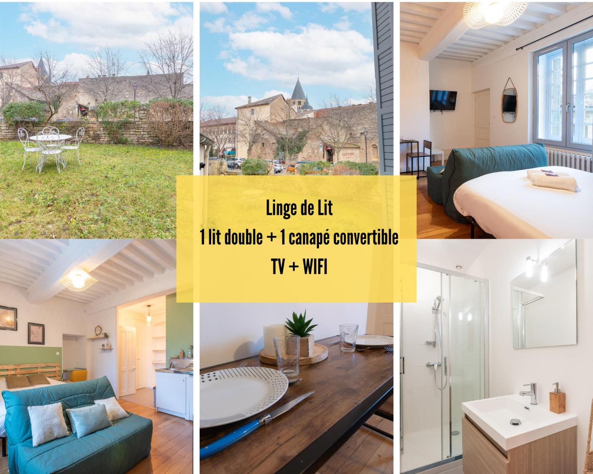 Cabana & La Place De L'Abbaye - Centre-Ville, Jardin Cluny Exterior foto